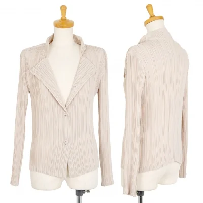 イッセイミヤケISSEY MIYAKE プリーツ2Bジャケット