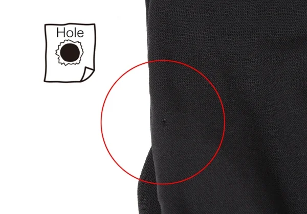 ヨウジヤマモト プールオムYohji Yamamoto POUR HOMME 裏縮絨ウールサージギャザーパンツ 黒3 K-106105_014