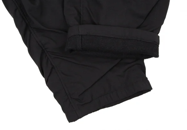 ヨウジヤマモト プールオムYohji Yamamoto POUR HOMME 裏縮絨ウールサージギャザーパンツ 黒3 K-106105_009