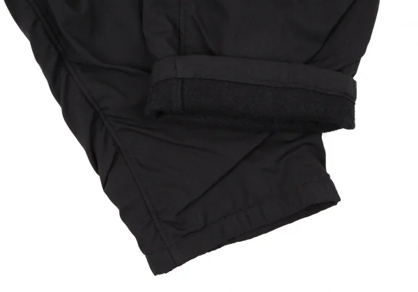 ヨウジヤマモト プールオムYohji Yamamoto POUR HOMME 裏縮絨ウールサージギャザーセットアップスーツ 黒3 K-106106_016