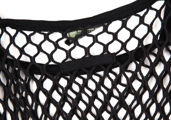 ジャンポールゴルチエ ファムJean Paul GAULTIER FEMME ロング丈ネットキャミソール 黒40 K-106133_011