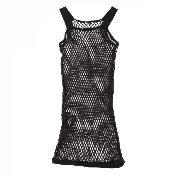 ジャンポールゴルチエ ファムJean Paul GAULTIER FEMME ロング丈ネットキャミソール 黒40 K-106133_002