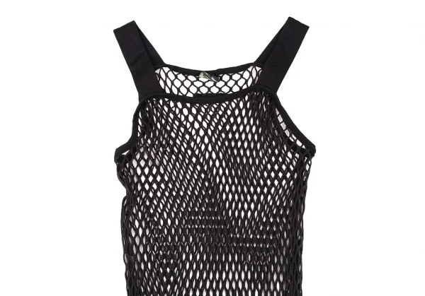 ジャンポールゴルチエ ファムJean Paul GAULTIER FEMME ロング丈ネットキャミソール 黒40 K-106133_003