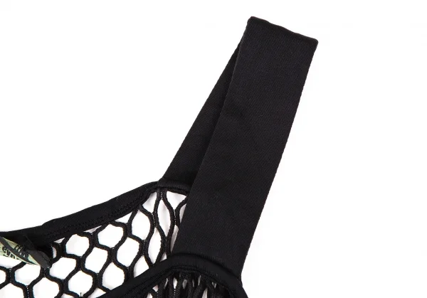 ジャンポールゴルチエ ファムJean Paul GAULTIER FEMME ロング丈ネットキャミソール 黒40 K-106133_006