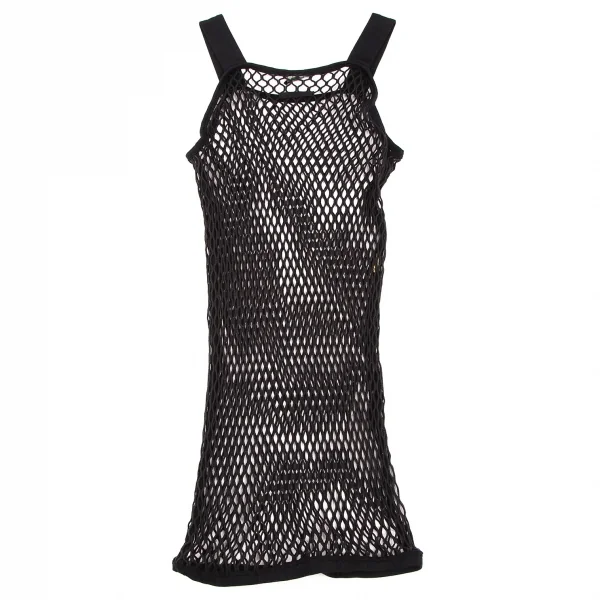 ジャンポールゴルチエ ファムJean Paul GAULTIER FEMME ロング丈ネットキャミソール 黒40 K-106133_009