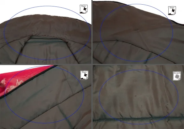 ジャンポールゴルチエ ファムJean Paul GAULTIER FEMME ミノタウロスジャガード中綿ショールカラーチャイナボタンリバーシブルジャケット 赤カーキ40 K-106145_013