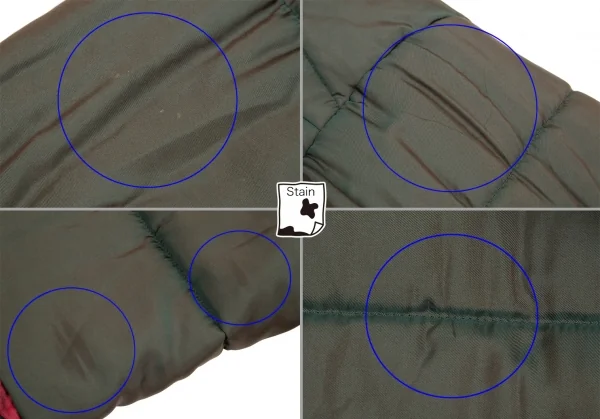 ジャンポールゴルチエ ファムJean Paul GAULTIER FEMME ミノタウロスジャガード中綿ショールカラーチャイナボタンリバーシブルジャケット 赤カーキ40 K-106145_015