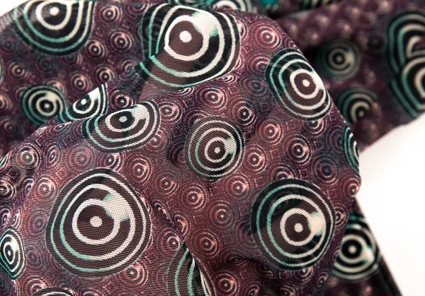 ジャンポールゴルチエ オムJean Paul GAULTIER HOMME サイケプリントリブ切替パワーネットベルトカットソー 紫他48 K-106155_012