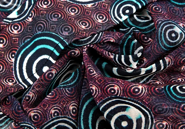 ジャンポールゴルチエ オムJean Paul GAULTIER HOMME サイケプリントリブ切替パワーネットベルトカットソー 紫他48 K-106155_013