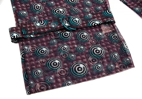 ジャンポールゴルチエ オムJean Paul GAULTIER HOMME サイケプリントリブ切替パワーネットベルトカットソー 紫他48 K-106155_007