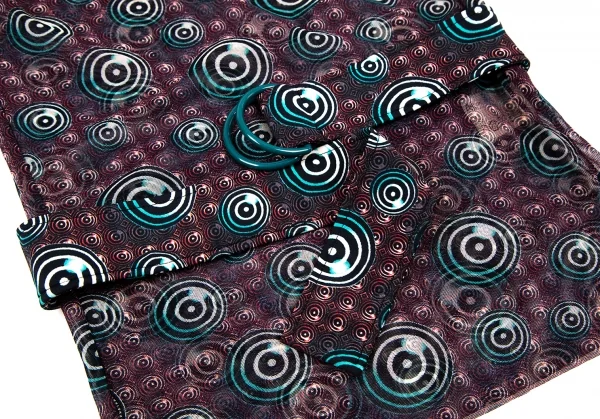 ジャンポールゴルチエ オムJean Paul GAULTIER HOMME サイケプリントリブ切替パワーネットベルトカットソー 紫他48 K-106155_008