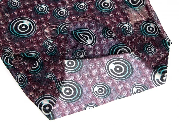 ジャンポールゴルチエ オムJean Paul GAULTIER HOMME サイケプリントリブ切替パワーネットベルトカットソー 紫他48 K-106155_009