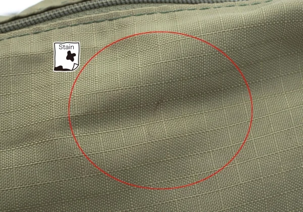 ジャンポールゴルチエJean Paul GAULTIER PARIS リップストップショルダーポーチ カーキ K-106160_010