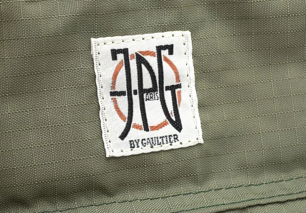 ジャンポールゴルチエJean Paul GAULTIER PARIS リップストップショルダーポーチ カーキ K-106160_019