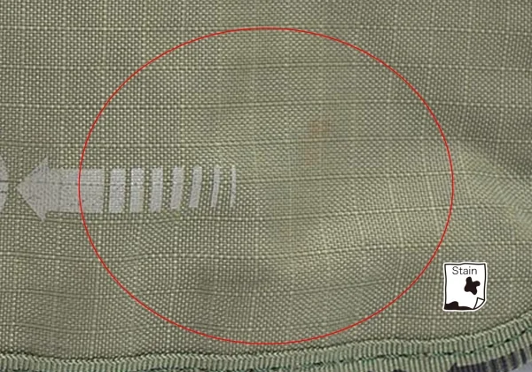 ジャンポールゴルチエJean Paul GAULTIER PARIS リップストップショルダーポーチ カーキ K-106160_004