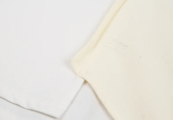 ワイズY's ストレッチ切替デニムフレアワンピース 白クリーム1 K-106169_007