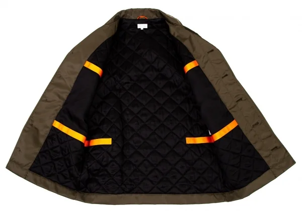 ポールスミス ロンドン Paul Smith LONDON ナイロンテープ配色切替中綿ジャケット カーキM K-106180_012