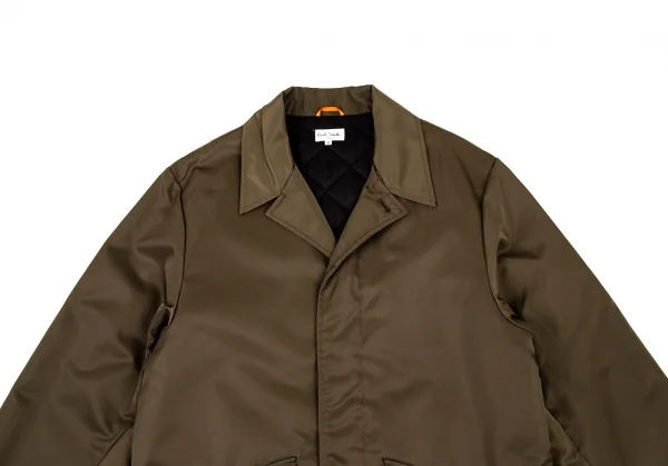 ポールスミス ロンドン Paul Smith LONDON ナイロンテープ配色切替中綿ジャケット カーキM K-106180_002
