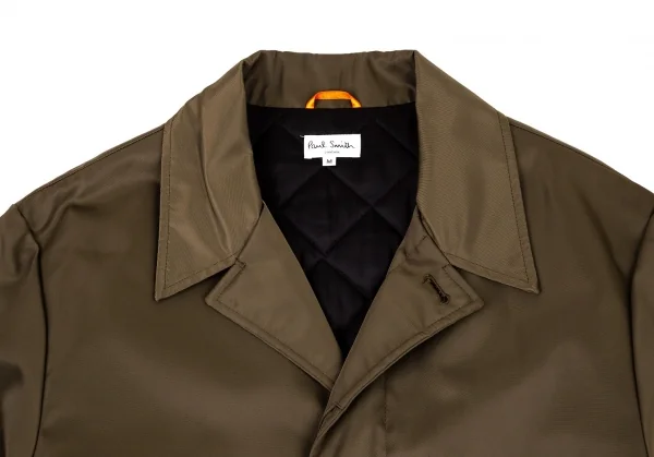 ポールスミス ロンドン Paul Smith LONDON ナイロンテープ配色切替中綿ジャケット カーキM K-106180_003