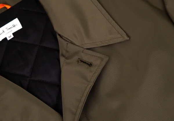 ポールスミス ロンドン Paul Smith LONDON ナイロンテープ配色切替中綿ジャケット カーキM K-106180_004