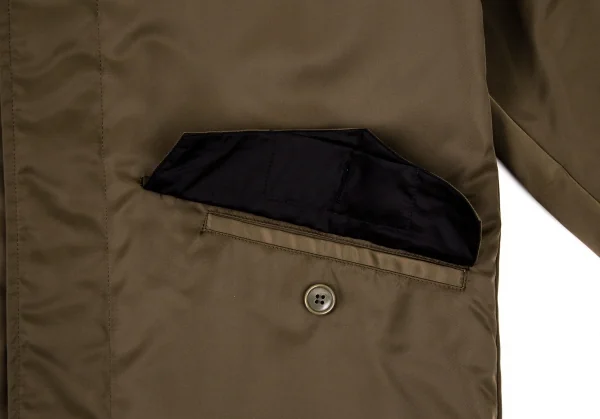ポールスミス ロンドン Paul Smith LONDON ナイロンテープ配色切替中綿ジャケット カーキM K-106180_009
