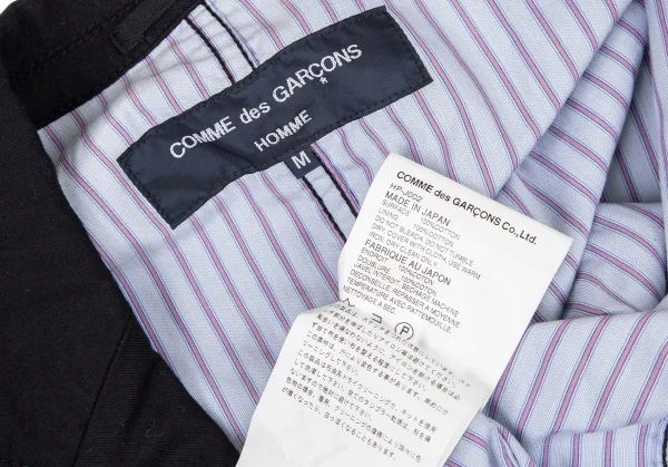 コムデギャルソン オムCOMME des GARCONS HOMME パッカリングコットン3Bジャケット 黒M K-106184_018