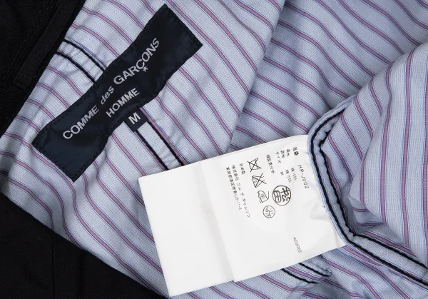 コムデギャルソン オムCOMME des GARCONS HOMME パッカリングコットン3Bジャケット 黒M K-106184_019