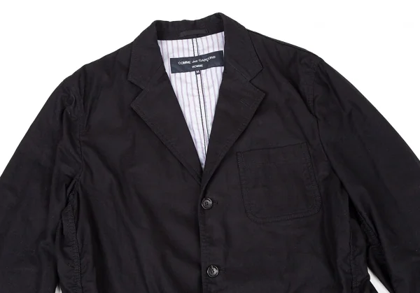 コムデギャルソン オムCOMME des GARCONS HOMME パッカリングコットン3Bジャケット 黒M K-106184_002