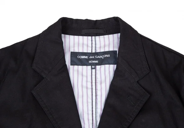 コムデギャルソン オムCOMME des GARCONS HOMME パッカリングコットン3Bジャケット 黒M K-106184_003