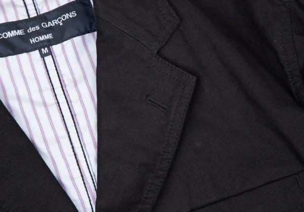 コムデギャルソン オムCOMME des GARCONS HOMME パッカリングコットン3Bジャケット 黒M K-106184_005