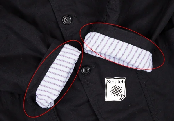 コムデギャルソン オムCOMME des GARCONS HOMME パッカリングコットン3Bジャケット 黒M K-106184_009