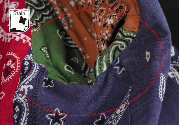 ジュンヤワタナベマン コムデギャルソンJUNYA WATANABE MAN COMME des GARCONS裏バンダナコットンモールスキンジャケット 黒M K-106188_009