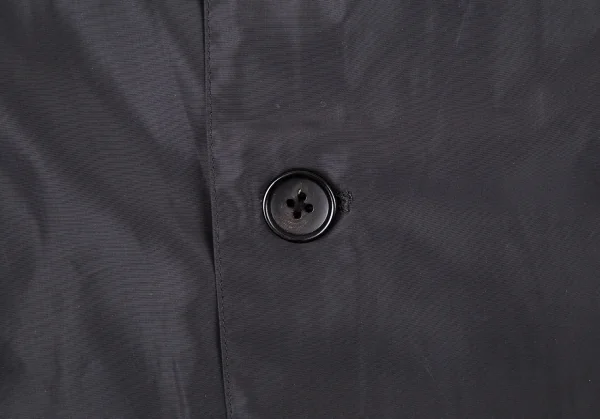 Papas Stitched Design Polyester Long Coat K-106189_004