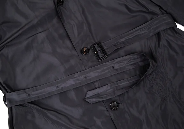 Papas Stitched Design Polyester Long Coat K-106189_008