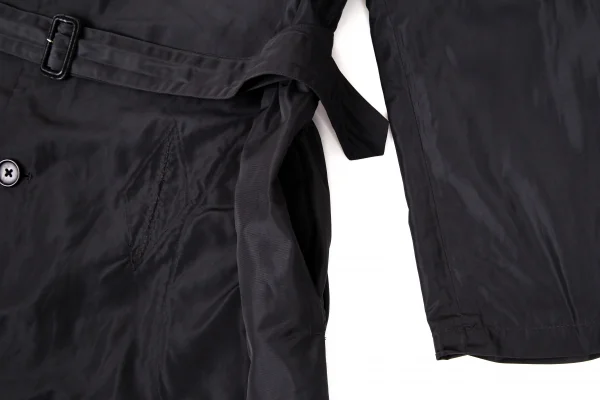 Papas Stitched Design Polyester Long Coat K-106189_011