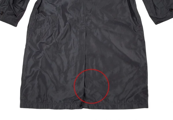 Papas Stitched Design Polyester Long Coat K-106189_016