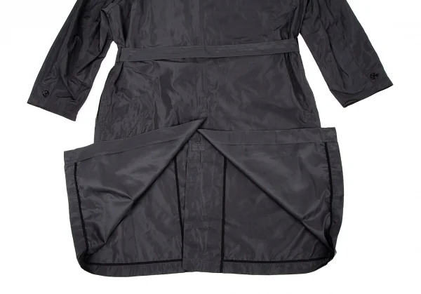 Papas Stitched Design Polyester Long Coat K-106189_018