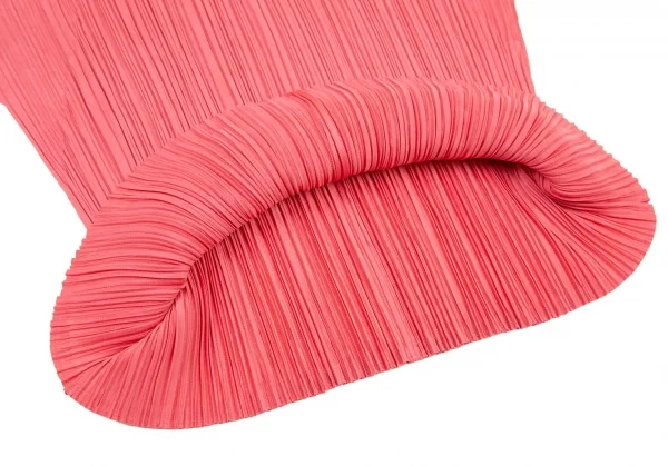 プリーツプリーズPLEATS PLEASE ジクザグ袖スキッパーカットソー ピンク3 K-106219_011
