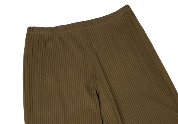 プリーツプリーズPLEATS PLEASE A-POC INSIDE カッティングリブパンツ 茶3 K-106240_002