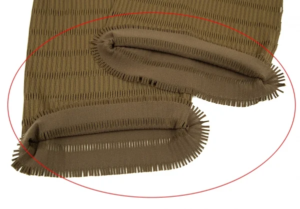 プリーツプリーズPLEATS PLEASE A-POC INSIDE カッティングリブパンツ 茶3 K-106240_005