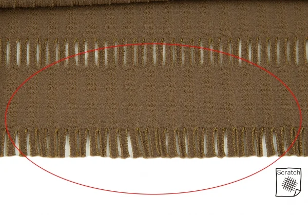 プリーツプリーズPLEATS PLEASE A-POC INSIDE カッティングリブパンツ 茶3 K-106240_006