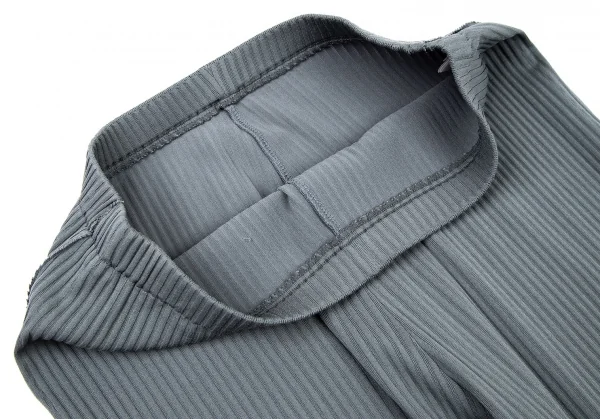 プリーツプリーズPLEATS PLEASE A-POC INSIDE カッティングリブパンツ ブルーグレーM K-106241_003