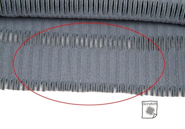 プリーツプリーズPLEATS PLEASE A-POC INSIDE カッティングリブパンツ ブルーグレーM K-106241_007