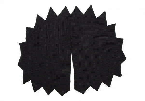 イッセイミヤケ ミーISSEY MIYAKE me ブロックプリーツギザギザボレロ 黒F K-106252_002