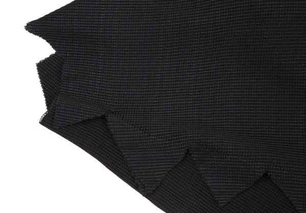 イッセイミヤケ ミーISSEY MIYAKE me ブロックプリーツギザギザボレロ 黒F K-106252_005