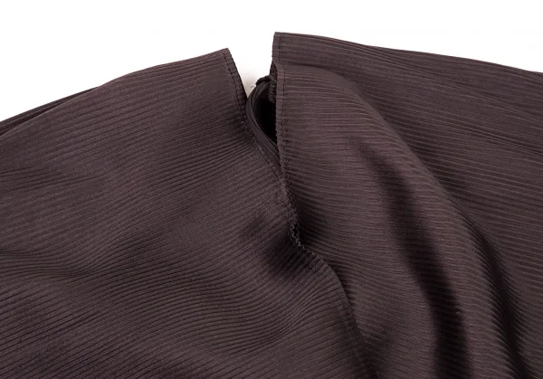 イッセイミヤケISSEY MIYAKE オーバーマントデザインタンクトップ 茶2 K-106266_003