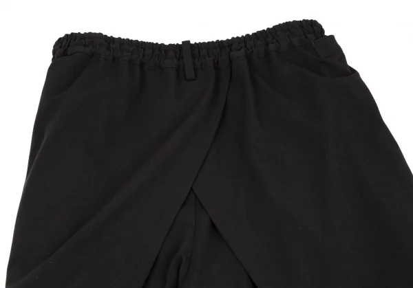 サイトs'yte ストレッチギャバジンラップスカート付きバルーンパンツ 黒3 K-106303_012