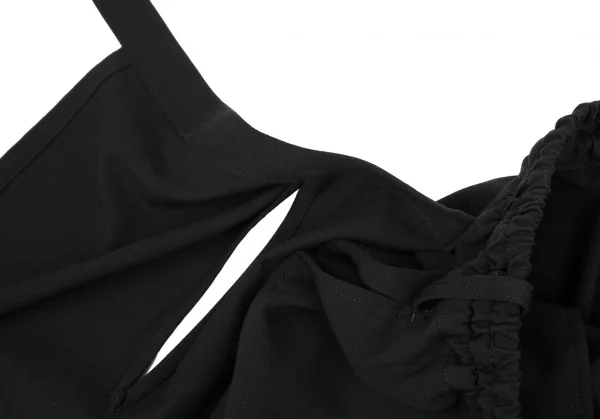 サイトs'yte ストレッチギャバジンラップスカート付きバルーンパンツ 黒3 K-106303_008