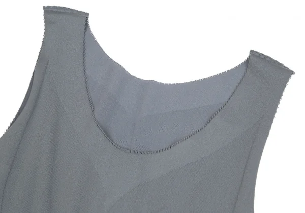 イッセイミヤケ ミーISSEY MIYAKE me A-POC INSIDE ストレッチロゴジャガードタンクトップ グレーF K-106331_007