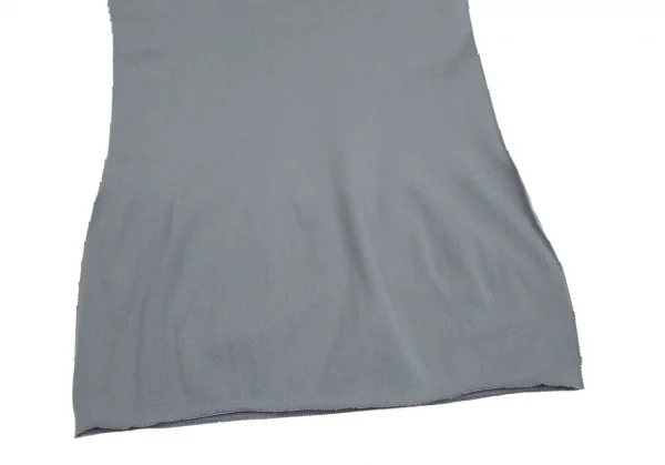 イッセイミヤケ ミーISSEY MIYAKE me A-POC INSIDE ストレッチロゴジャガードタンクトップ グレーF K-106331_009